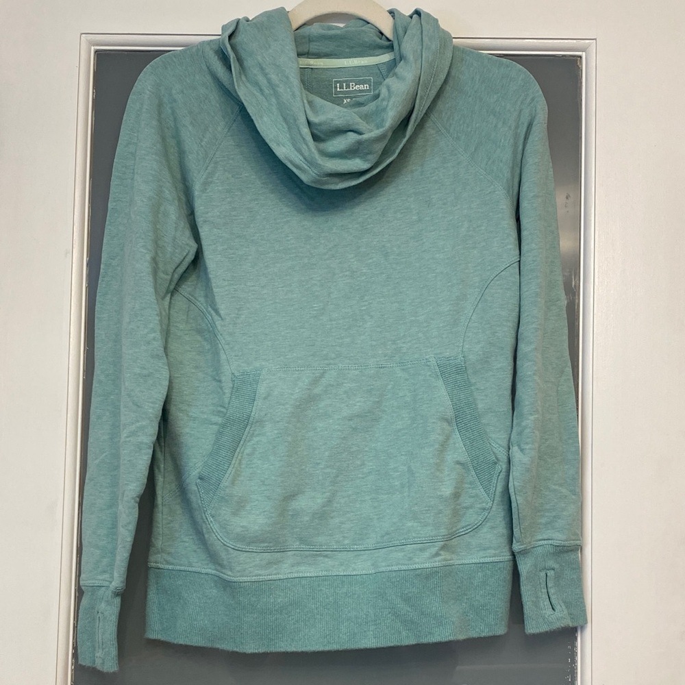 L.L. Bean Aqua Pullover Hoodie